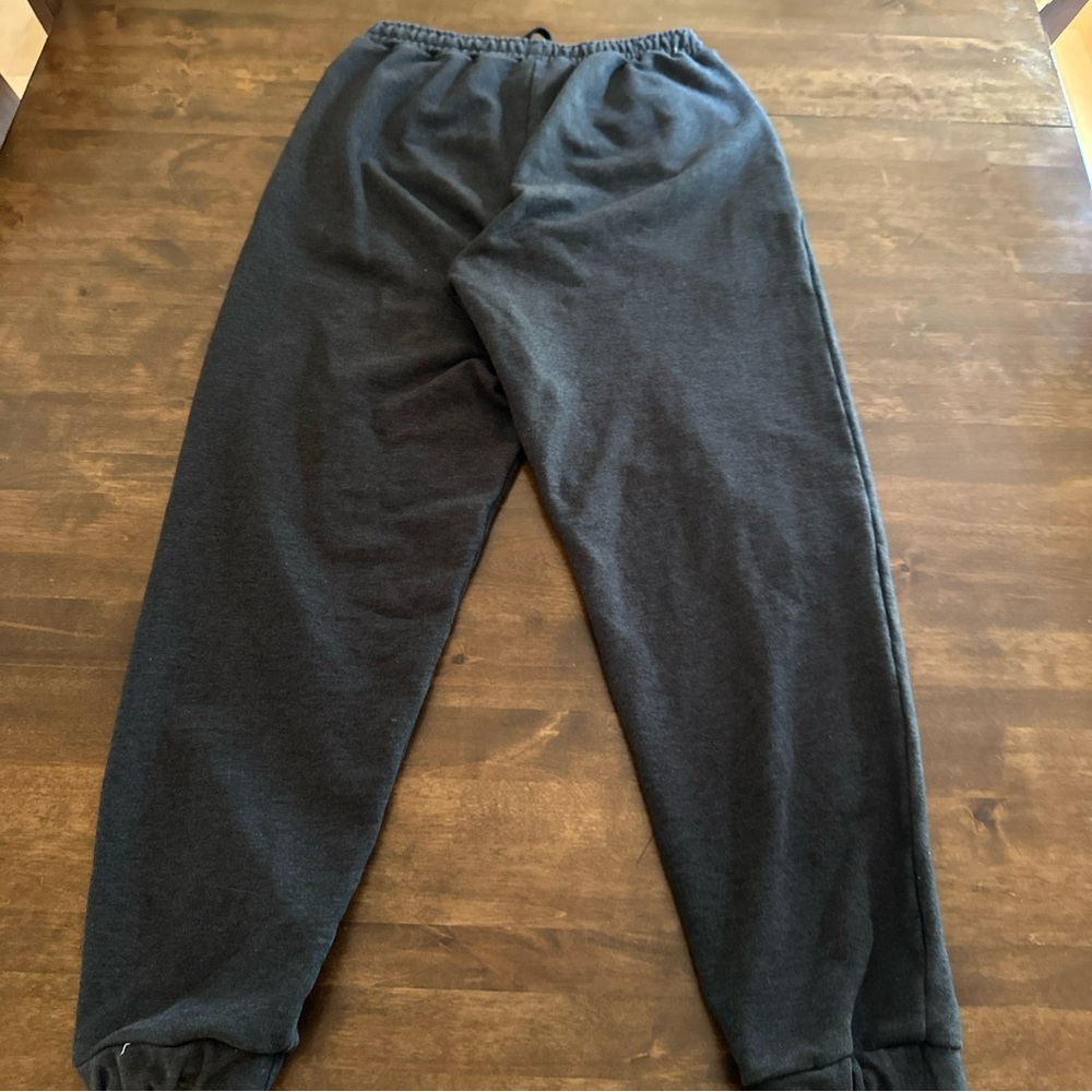 Gymshark Jogger Women S Black/Gray 27.5" Tapered Yoga Gym Terrry B2A7Q - Picture 9 of 10